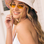 Glass holder happy face