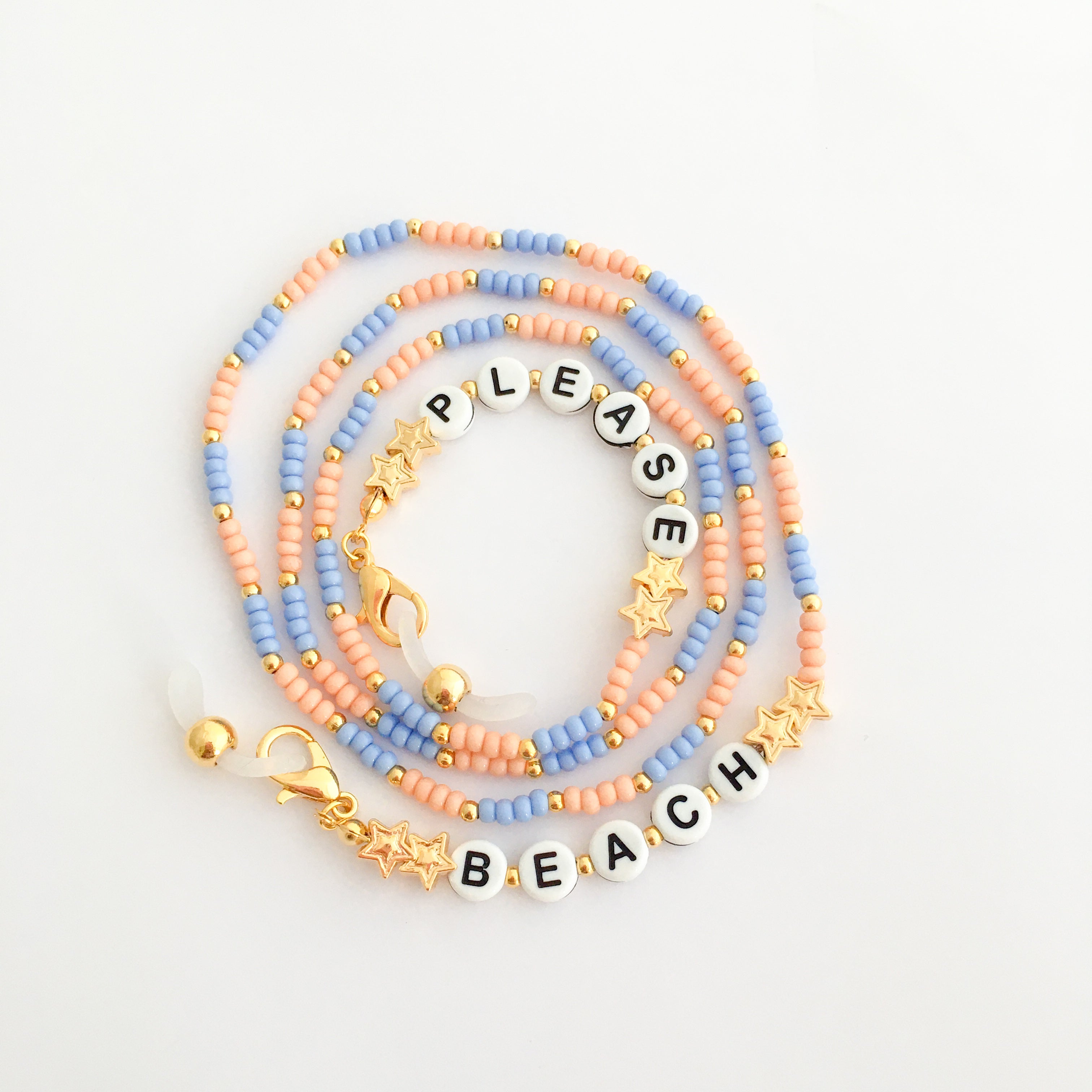 Glass holder Beach please